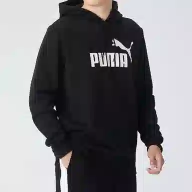 Puma ESS Logo Hoodie Black