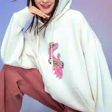 Vans Little Dinosaur Hoodie Off White