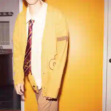 Drew House Varsity Cardigan Candy Yellow