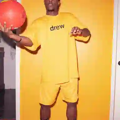 Drew House Logo T-Shirt Yellow