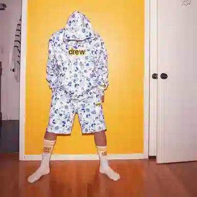 Drew House Secret Deconstructed Hoodie blue danude