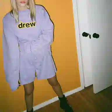 Drew House Logo Shorts Lavender