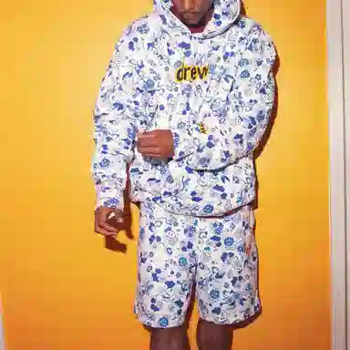 Drew House Secret Deconstructed Hoodie blue danude