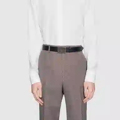 Gucci Leather Belt Black