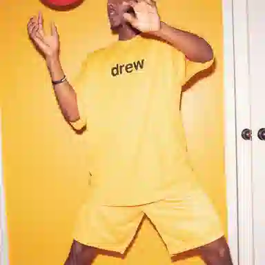 Drew House Logo T-Shirt Yellow