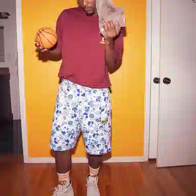 Drew House logo community T BURGUNDY