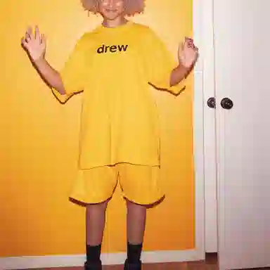 Drew House Logo T-Shirt Yellow