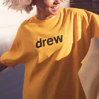 Drew House Logo T-Shirt Yellow