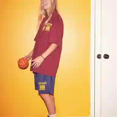 Drew House logo community T BURGUNDY