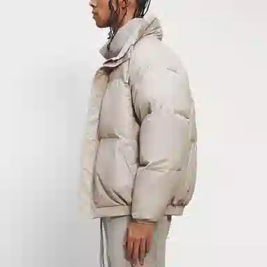 Fear of God Essentials FW20 Puffer Jacket Moss