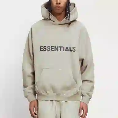 Fear of God Essentials FW20 Pullover Hoodie Moss