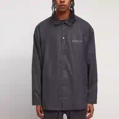 Fear of God Essentials Coach Jacket Black