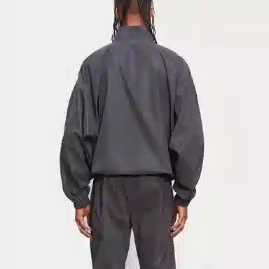 Fear of God Essentials FW20 Reflective Half Zip Track Pullover Black