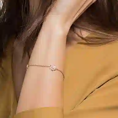 Swarovski Remix Snowflake Rose Gold Bracelet Medium