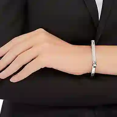 Swarovski Friend Bangle Silver