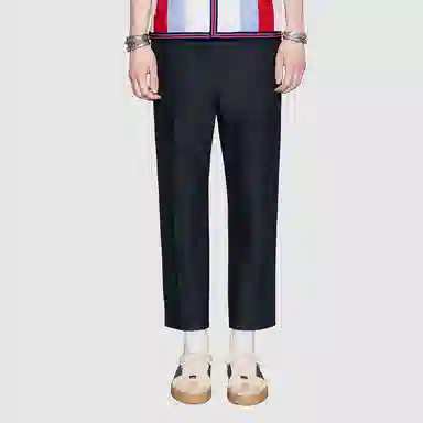 Gucci Striped Jogger Pants Navy