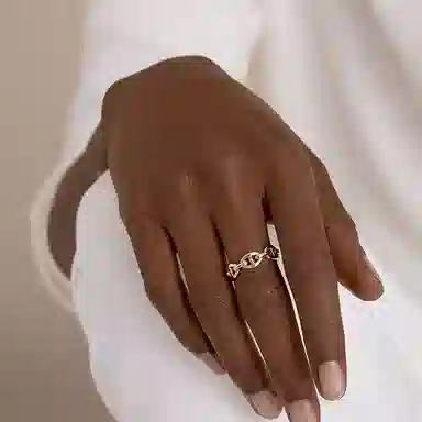 Hermes 18K Rose Gold Ring
