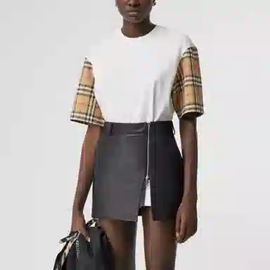 Burberry Vintage Check Cotton T-Shirt