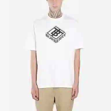 Burberry Logo Graphic Cotton Tshirt T