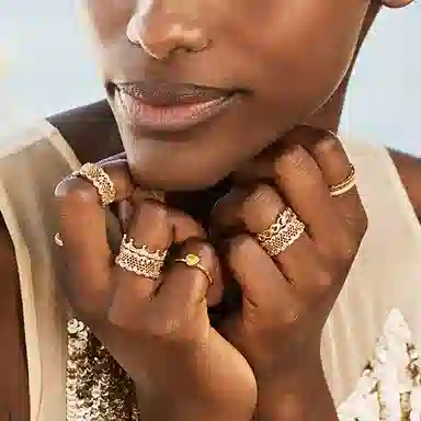 Pandora Shine Honeycomb Lace Ring