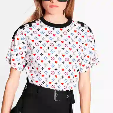 Louis Vuitton Heart Logo T-Shirt