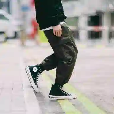 PSO Brand Jogger Pants Military Green