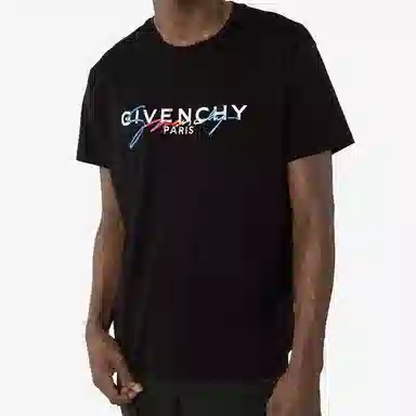Givenchy Handwritten Logo T-Shirt Black