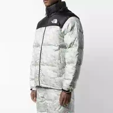 Supreme x The North Face Paper Print Nuptse Jacket