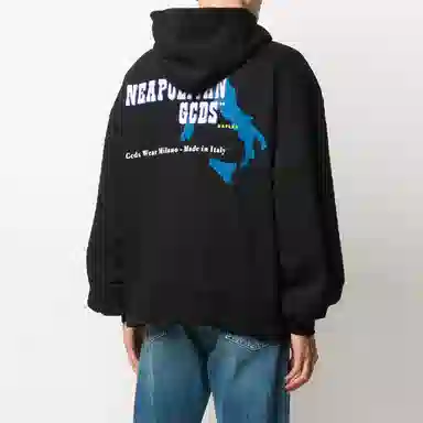 GCDS Tom & Jerry Hoodie Black