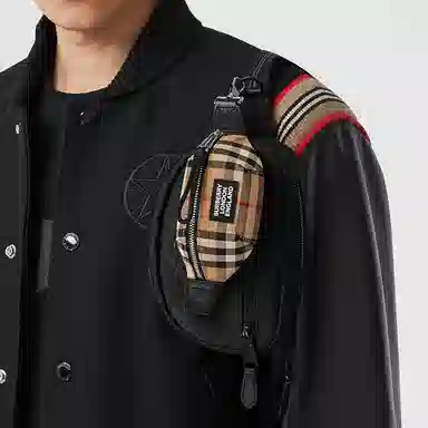 Burberry Classic Vintage Check Mini Waist Bag Brown