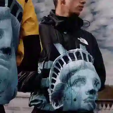 Supreme x The North Face Statue of Liberty Mountain Jacket Black