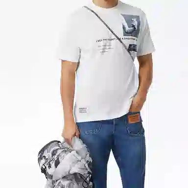 Burberry Montague Oversized T-Shirt White