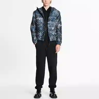 Louis Vuitton Monogram Tapestry Windbreaker Blue