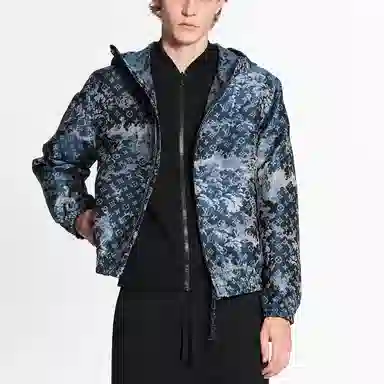 Louis Vuitton Monogram Tapestry Windbreaker Blue