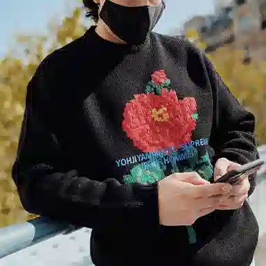 Supreme x Yohji Yamamoto Rose Sweater
