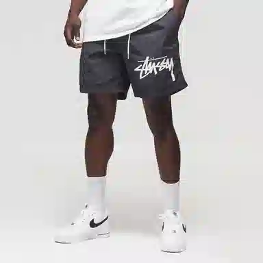 Stussy x Nike Logo Shorts Black