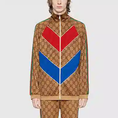 Gucci Logo Print Jacket