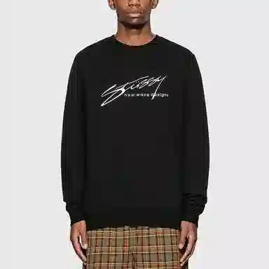 Stussy New Wave Designs Crew logo