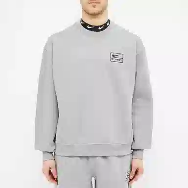 Nike x Stussy Crew Fleece logo