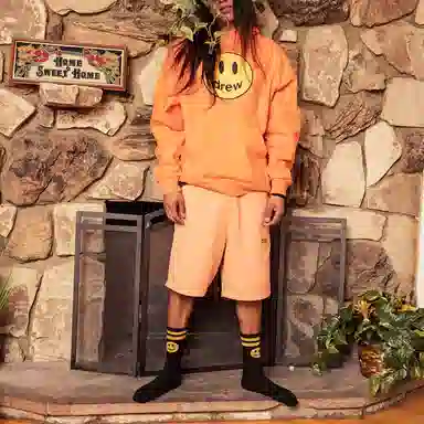 Drew House Smiley Hoodie Orange