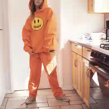Drew House Smiley Hoodie Orange