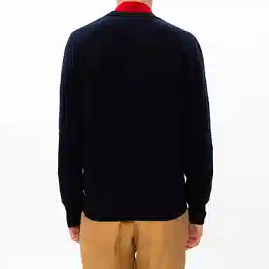 Gucci GG Wool Cardigan Navy