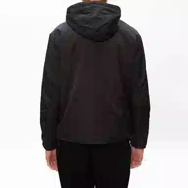 Emporio Armani FW22 Black Hoodie Jacket