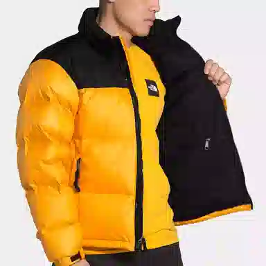The North Face Icon 700 Hooded Down Jacket Yellow