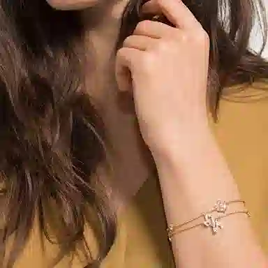 Swarovski Remix Collection Strand Bracelet Set Gold