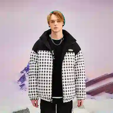 ER Reversible Logo Puffer Jacket