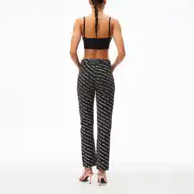 Alexander Wang SS21 High Waist Logo Jeans