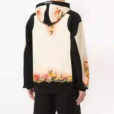 Supreme x Jean Paul Gaultier Floral Hooded Sweatshirt Cardinal