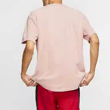 Jordan V-Neck Button Short Sleeve Jersey Pink Gold