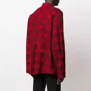 OFF-WHITE Flannel Arrow Check Shirt